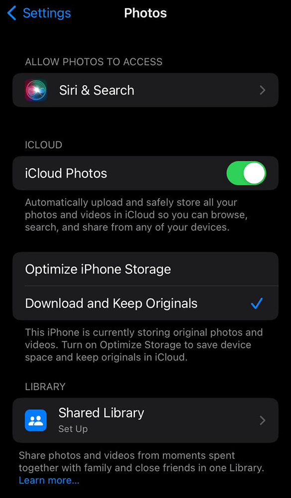 Turning Off Image Optimization on iOS and Android Devices cell Phones IOS